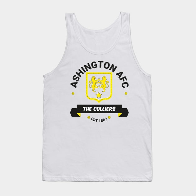 Ashington AFC Inspired Badge Tank Top by NORTHERNDAYS